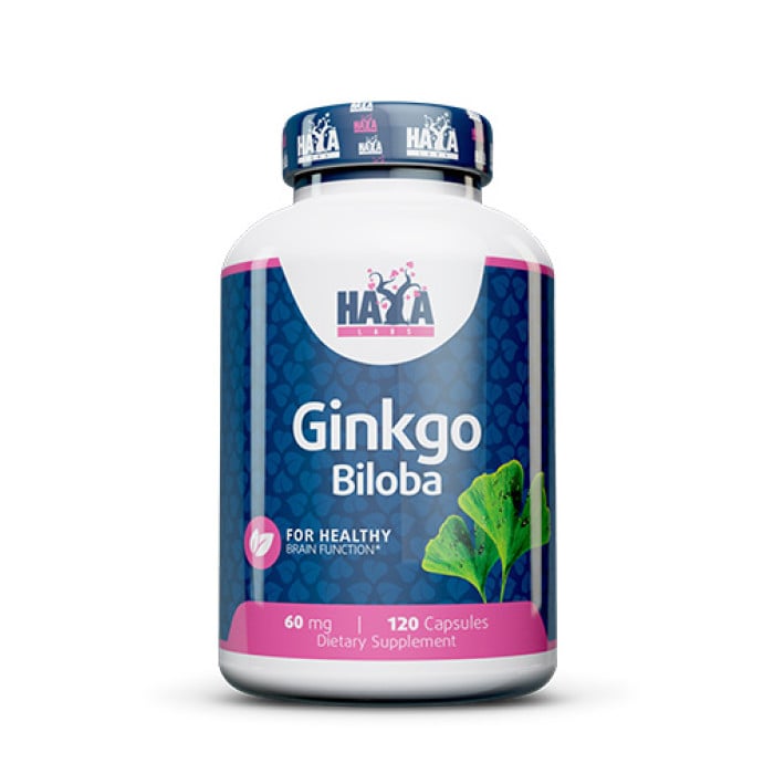 HAYA LABS Ginkgo Biloba 60 mg / 120 Caps